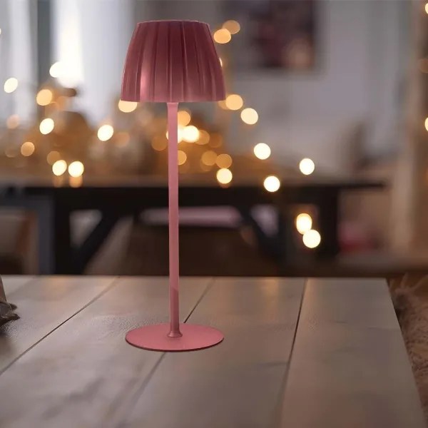 Lampă de birou LED reglabilă, reîncărcabilă, 2,7W, 3000-6000K, 1800 mAh, maro