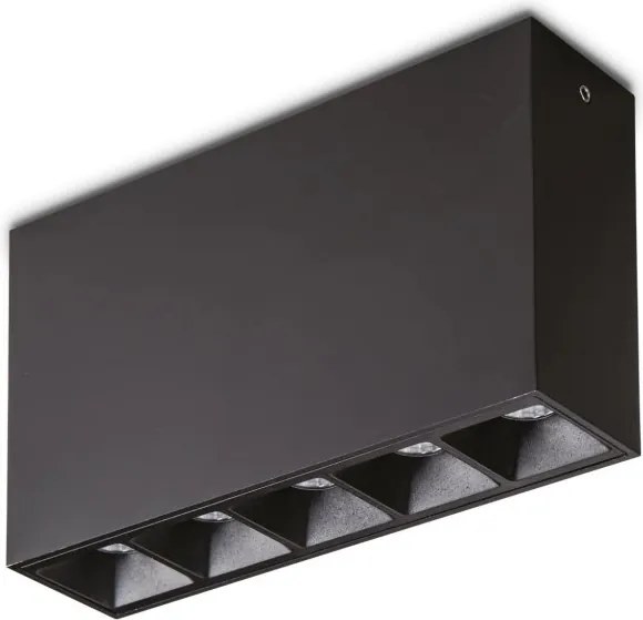 Spot LED aplicat tavan LIKA PL 12,5W 3000K NERO