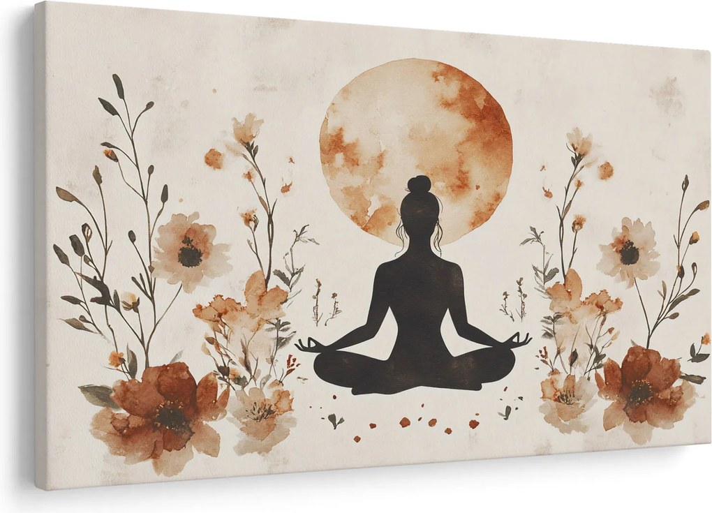 Tablou - Yoga Portocalie (90x60 cm)