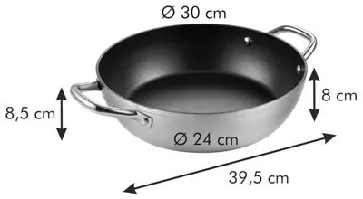 Tigaie adâncă Tescoma GrandCHEF, 30 cm