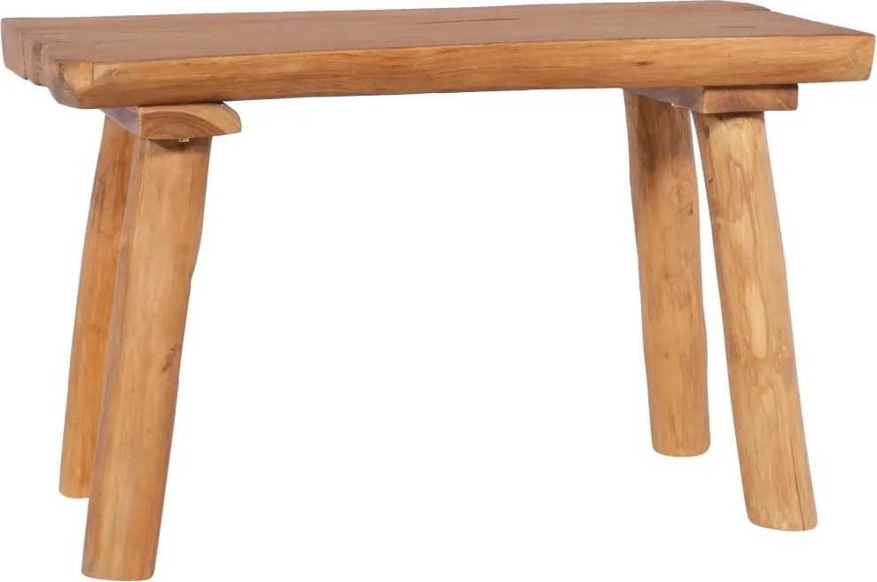 vidaXL Bancă de grădină, 80 cm, lemn masiv de tec