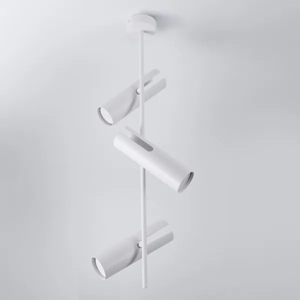 Brilagi - Lampă suspendată pe tijă BRANCH 3xGU10/30W/230V albă