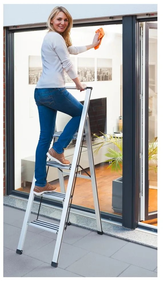 Scără pliantă Wenko Ladder, înălțime 158 cm