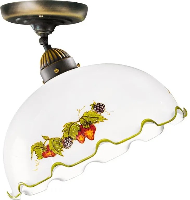 Kolarz 731.10.114 - Lustră aplicată NONNA, 1xE27/75W/230V, Ø 30 cm, vișiniu/căpșuni