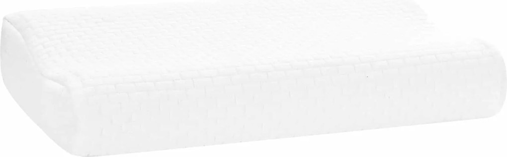 vidaXL Perna de Somn Simplu Alb 50 x 30 x 10,5 cm Spumă cu Memorie