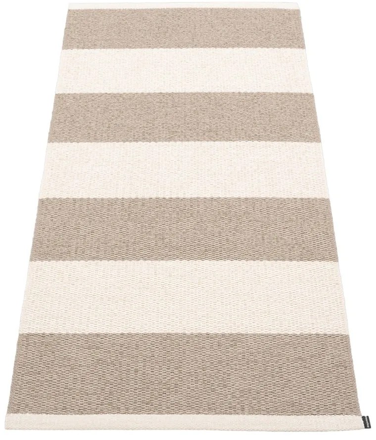 Covor tip traversă pentru interior și exterior bej/crem 70x150 cm Bob Mud Vanilla – Pappelina