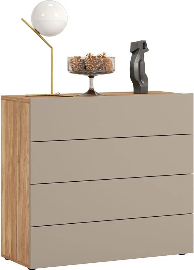 Comodă lemn masiv Eleganza, 100 × 91 × 41 cm
