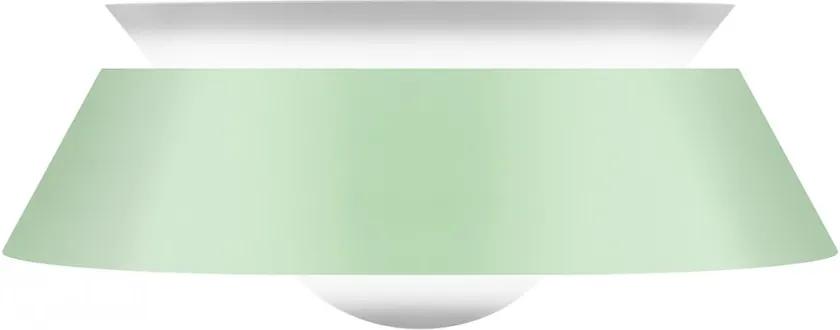 Abajur verde din plastic acrilic si otel Cuna Mint Green Umage