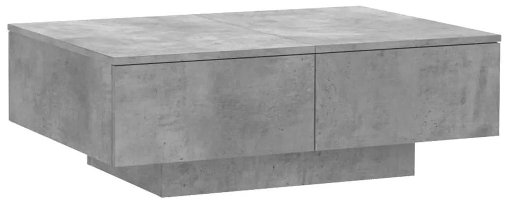 804179 vidaXL Măsuță de cafea, gri beton, 90x60x31 cm, PAL