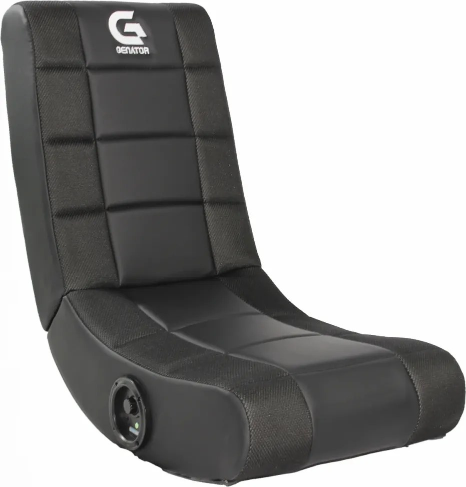 Fotoliu gaming, boxe încorporate, conectare Bluetooth, pliabil, PU/Mesh, Negru