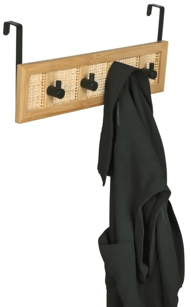 Cuier de ușă în culoare naturală din ratan 33 cm Allegre – Wenko