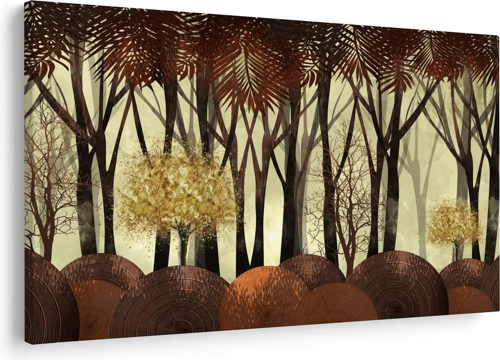 Tablou - Pădure decorativă (90x60 cm)