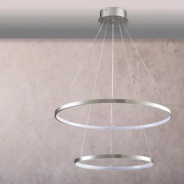 Lustră LED pe cablu LEA LED/35W/230V 4000K d. 60 cm crom