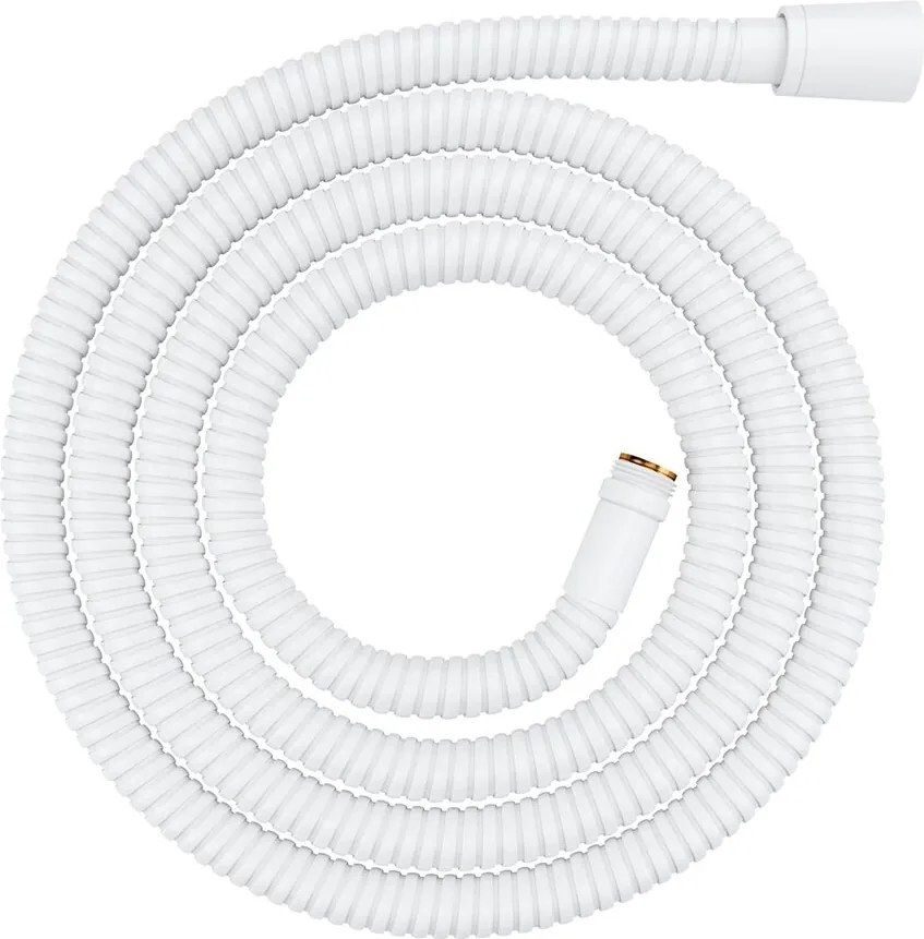 Furtun de dus Omnires 180 cm finisaj alb mat