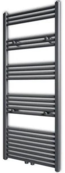 Radiator port-prosop încălzire baie, gri, 600x1424 mm, drept