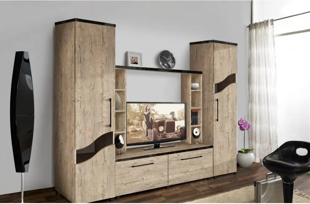 SET LIVING, DALAS, 269x47x197cm, Scherwood