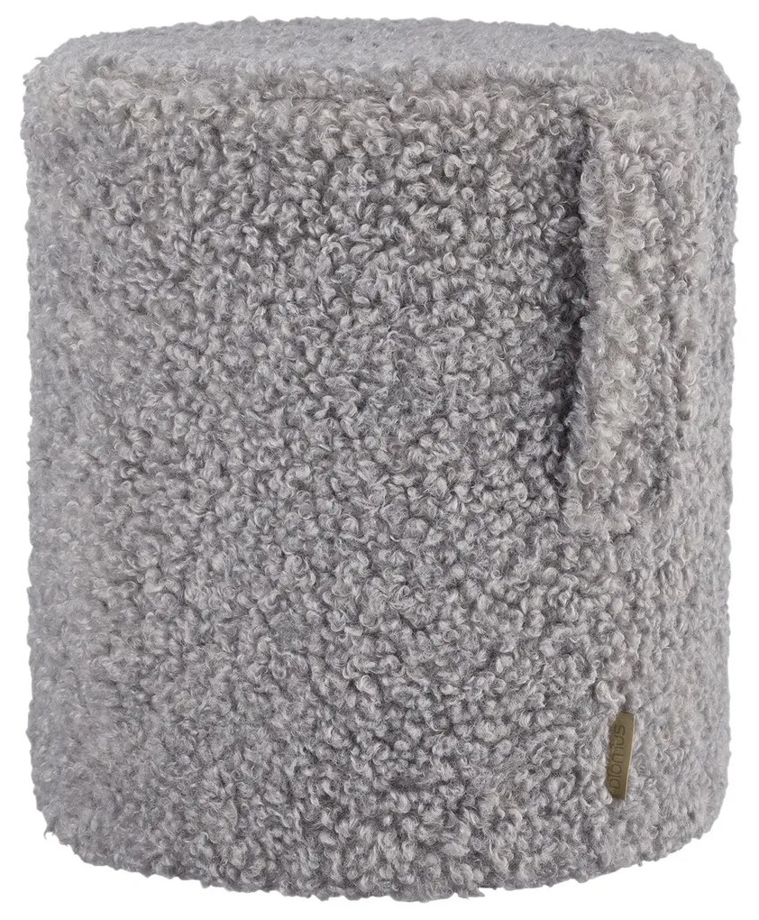 Puf, colecția TEDDY | H 40 cm, Ø 35 cm - Sharkskin - Blomus
