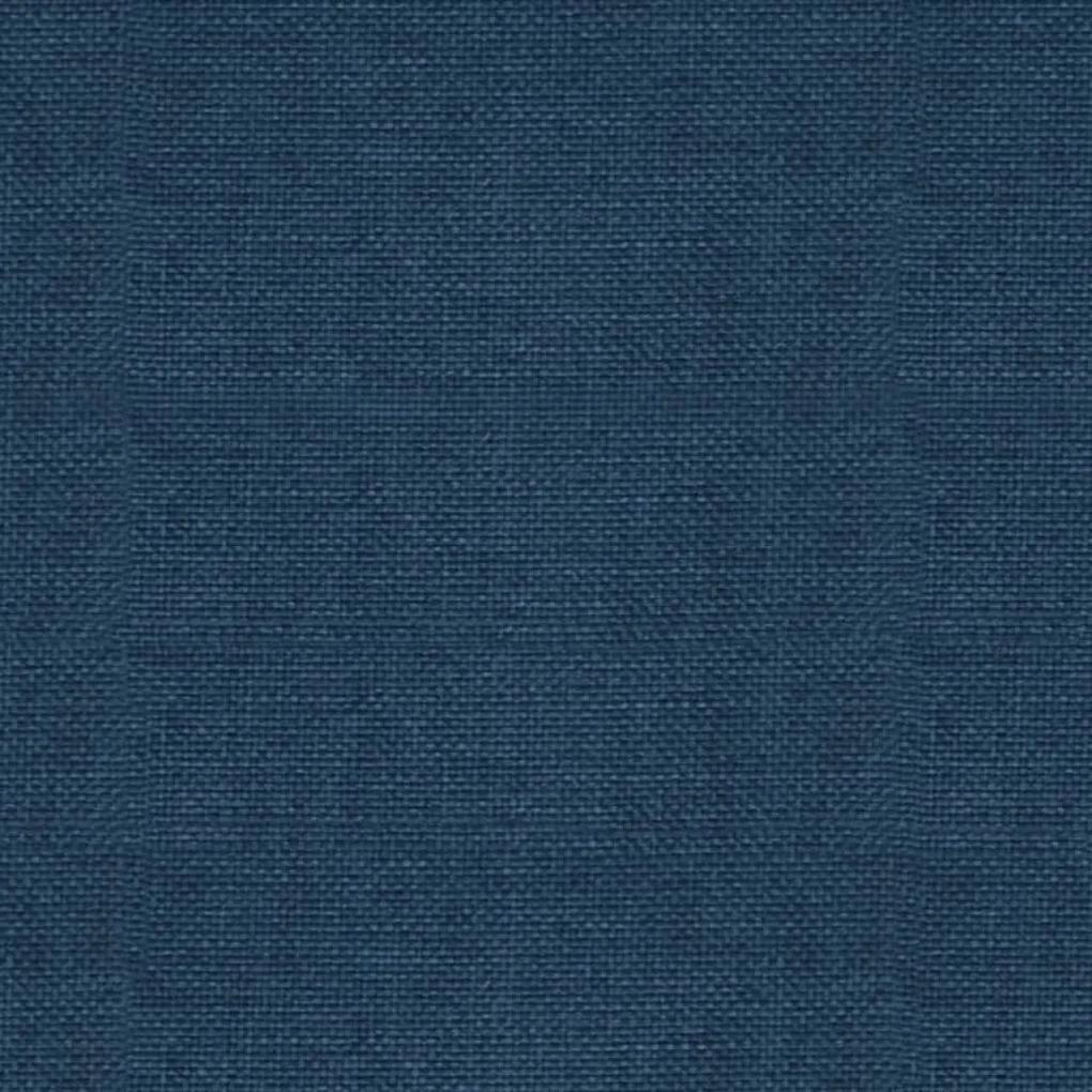 Scaune de masa pivotante, 2 buc., albastru, material textil 2, Albastru