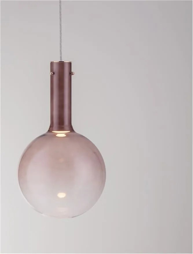 Pendul, Lustra design modern Entero maro
