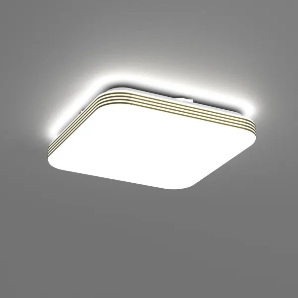 Plafonieră LED pentru baie DABAR LED/11W/230V 4000K 26x26 cm IP44