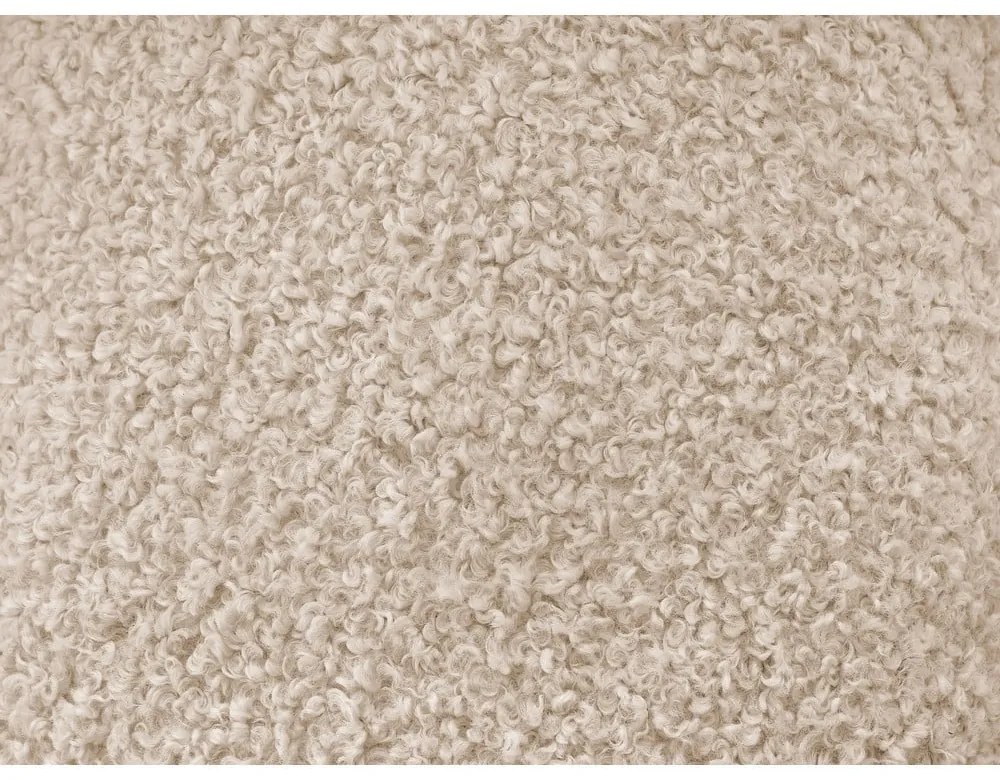 Canapea maro deschis cu tapițerie din țesătură bouclé 232 cm Hippolyte – Bobochic Paris