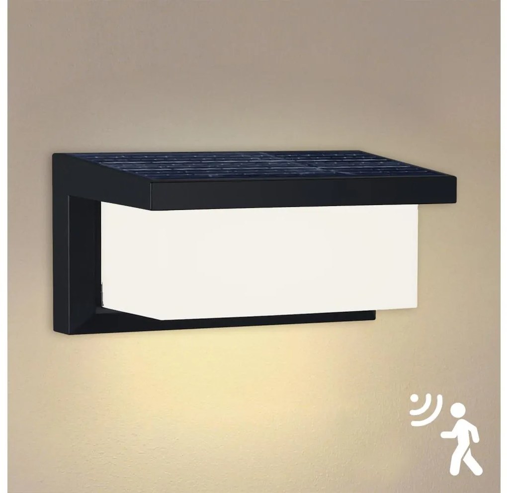 Aplică LED solară cu senzor Brilagi BRICKY LED/5W/6V IP65