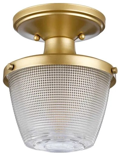 Plafonieră pentru baie Quoizel QZ-DUBLIN-SF-PNBR DUBLIN 1xE27/40W/230V IP44 auriu