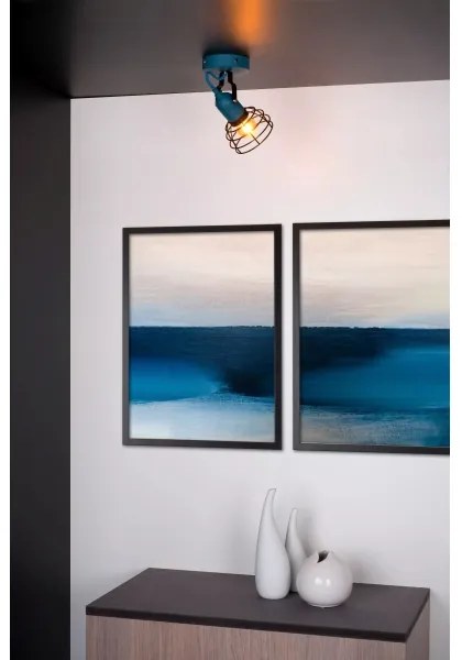 Spot Lucide 08927/01/35 POLA 1xE27/60W/230V albastru