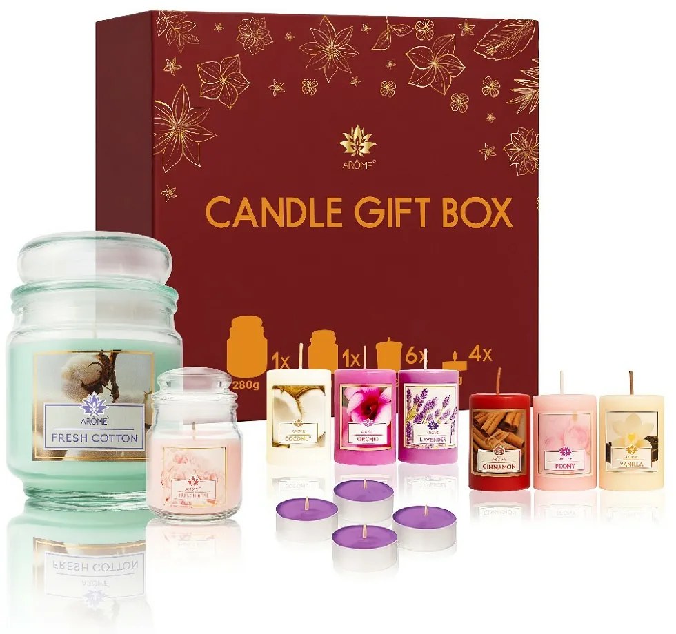 Set cadou de lumânări ARÔME, 9 arome