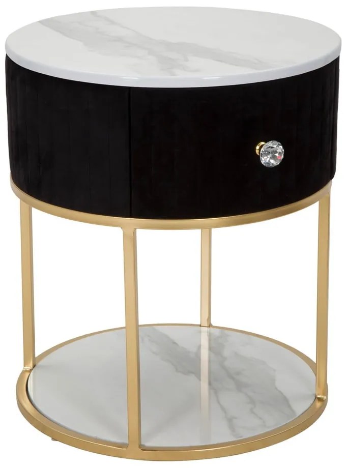 Noptieră negru-auriu Montpellier – Mauro Ferretti