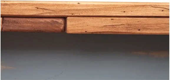 Masa extensibila, L120(210) 80 H80 cm, natur gri antichizat, lemn masiv