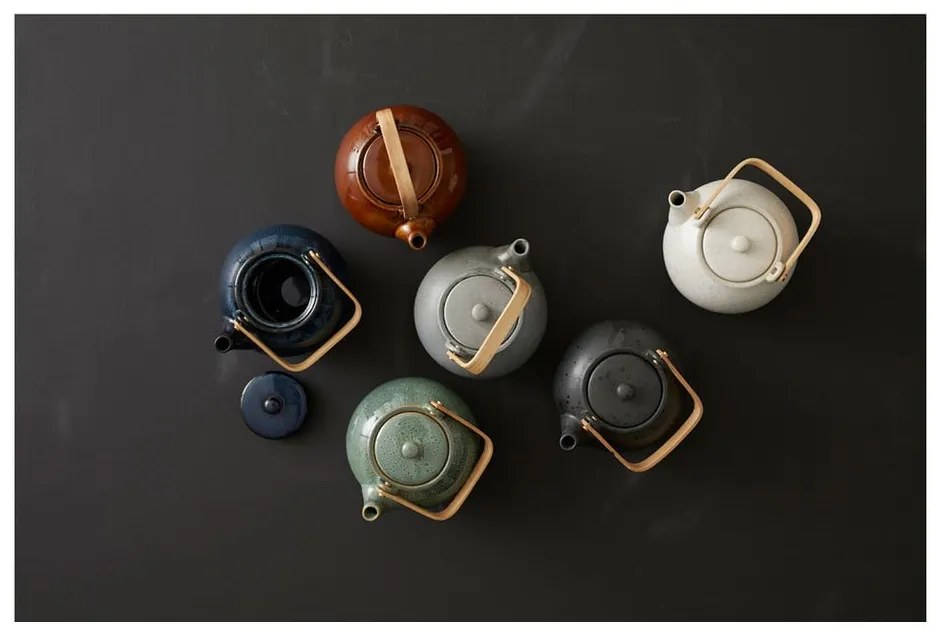 Ceainic albastru închis cu filtru din ceramică 1,2 l Gastro Blue – Bitz