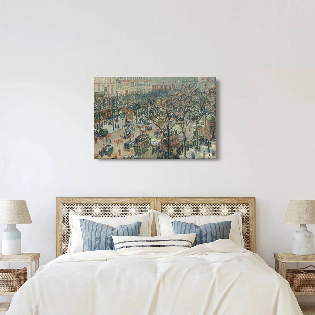 Tablou - Camille Pissarro, Boulevard des Italiens, Morning, Sunlight, reproducere (90x60 cm)