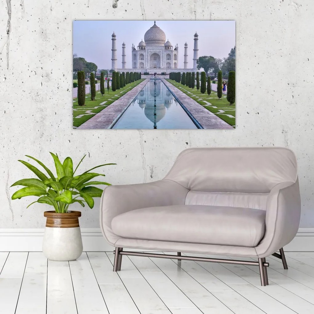 Tablou - Taj Mahal în răsăsrit de soare (90x60 cm)