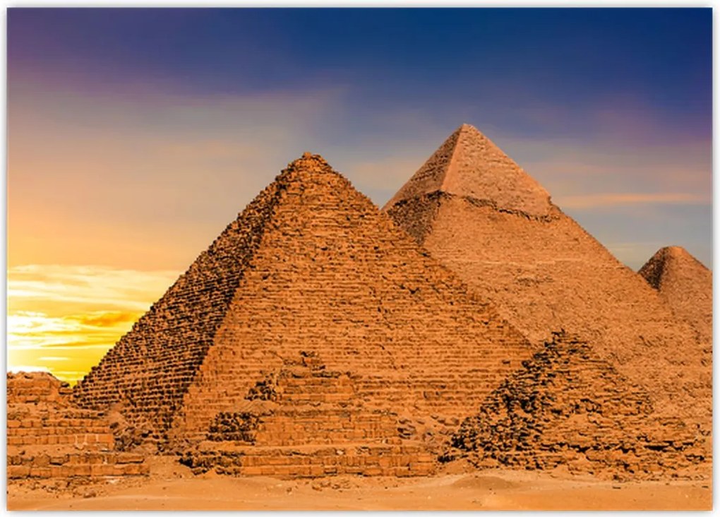 Tablou - Piremidele din Egipt (70x50 cm)