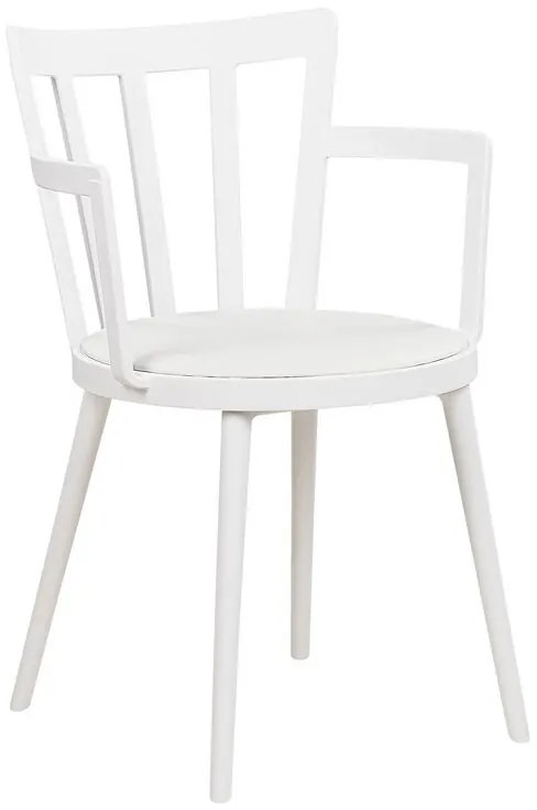 Set 4 buc scaune de sufragerie Morza (alb). 1081541