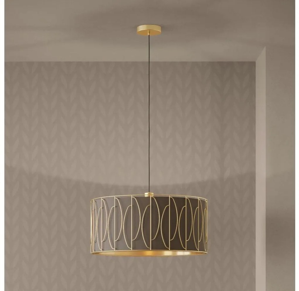 Lustră pe cablu Eglo 390206 COROJAL 1xE27/40W/230V auriu/maro