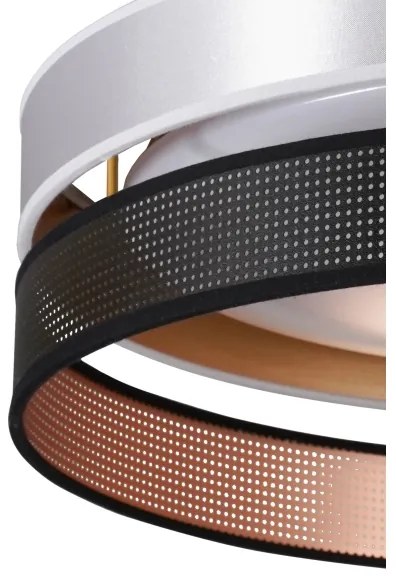 Duolla-Plafonieră LED ROLLER DUO SH. LED/24W/230V d. 45 cm argintiu/negru