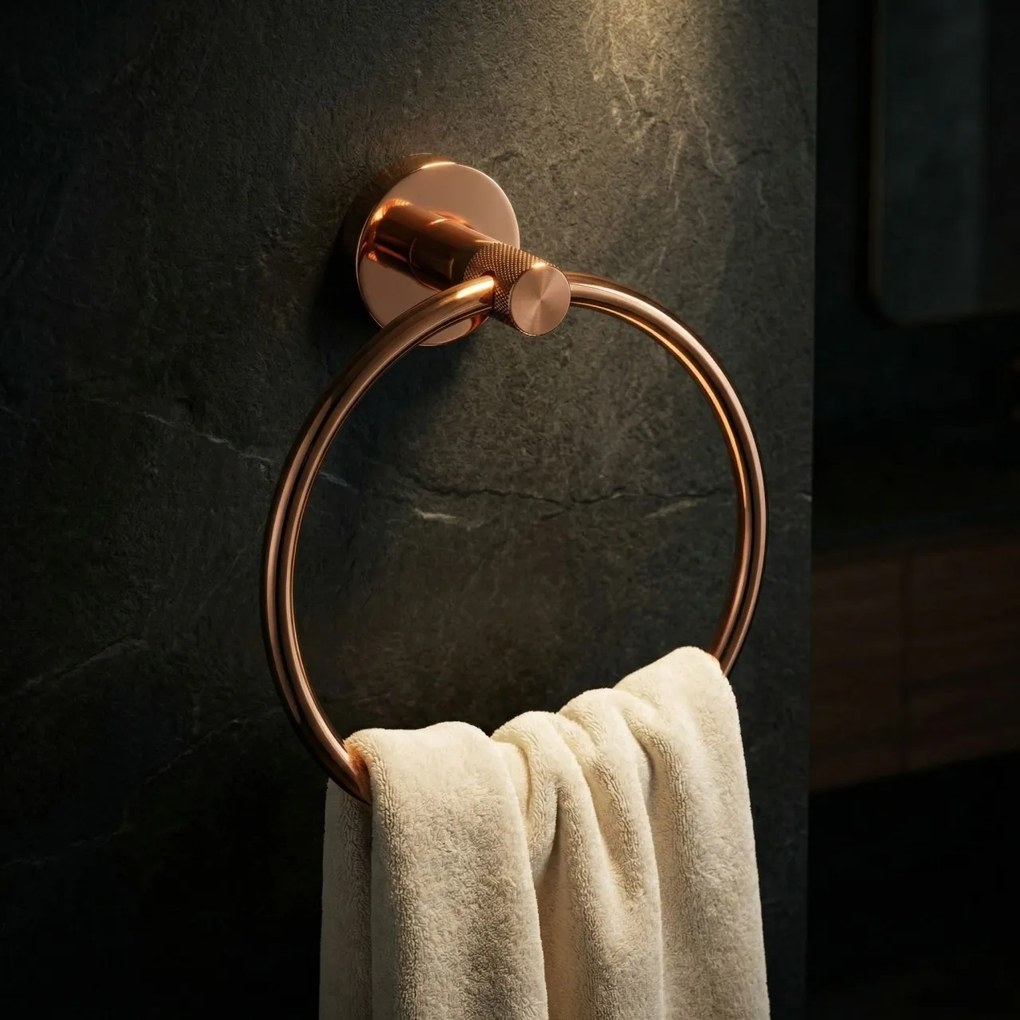 Cuier de baie Ring 6610 Modern Copper