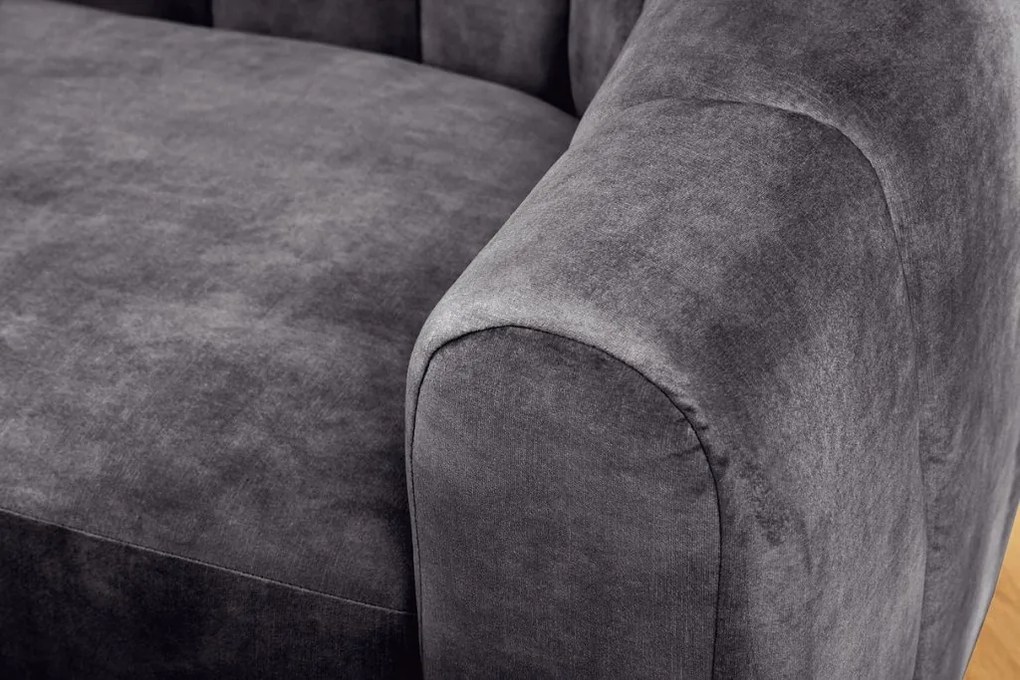 Canapea 3 locuri, Catifea Antracit, Babylon A-44510 VC