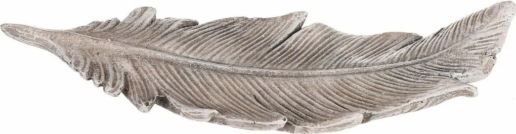 Decorație funerară Pene din aripi de înger,poliresin, 16 x 6 x 2 cm