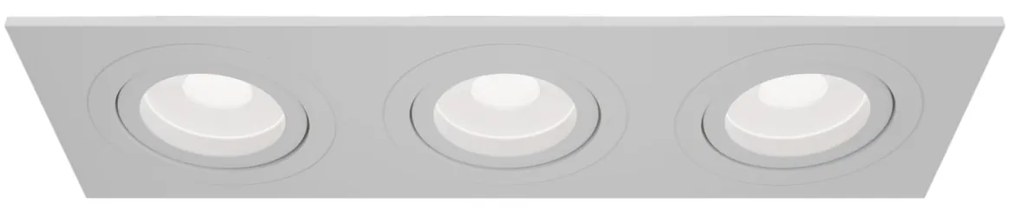 Corp incastrabil cu 3 spoturi directionabile Atom alb MY-DL024-2-03W