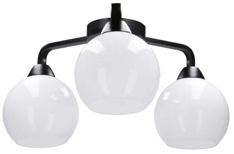 Lustră aplicată CALDERA 3xE27/60W/230V negru