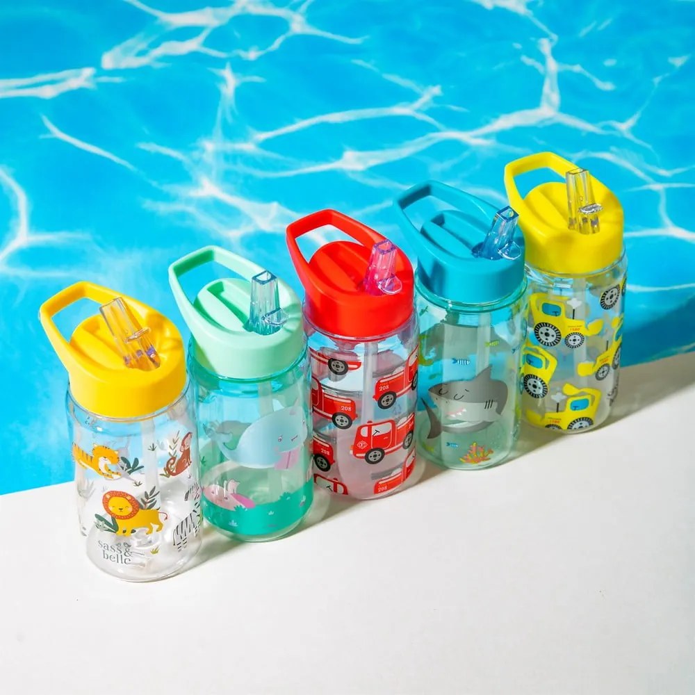 Sticlă apă pentru copii Sass &amp; Belle Drink Up Engine, 400 ml