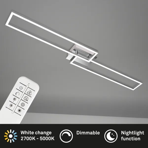 Lustră LED dimabilă aplicată FRAME 2xLED/20W/230V Brilo + telecomandă