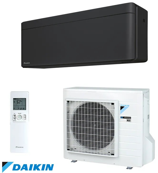 Aparat de aer conditionat inverter Daikin Stylish FTXA35BB + RXA35A, 12000 BTU, 25 m², A+++ / A+++, Wi-Fi, Negru