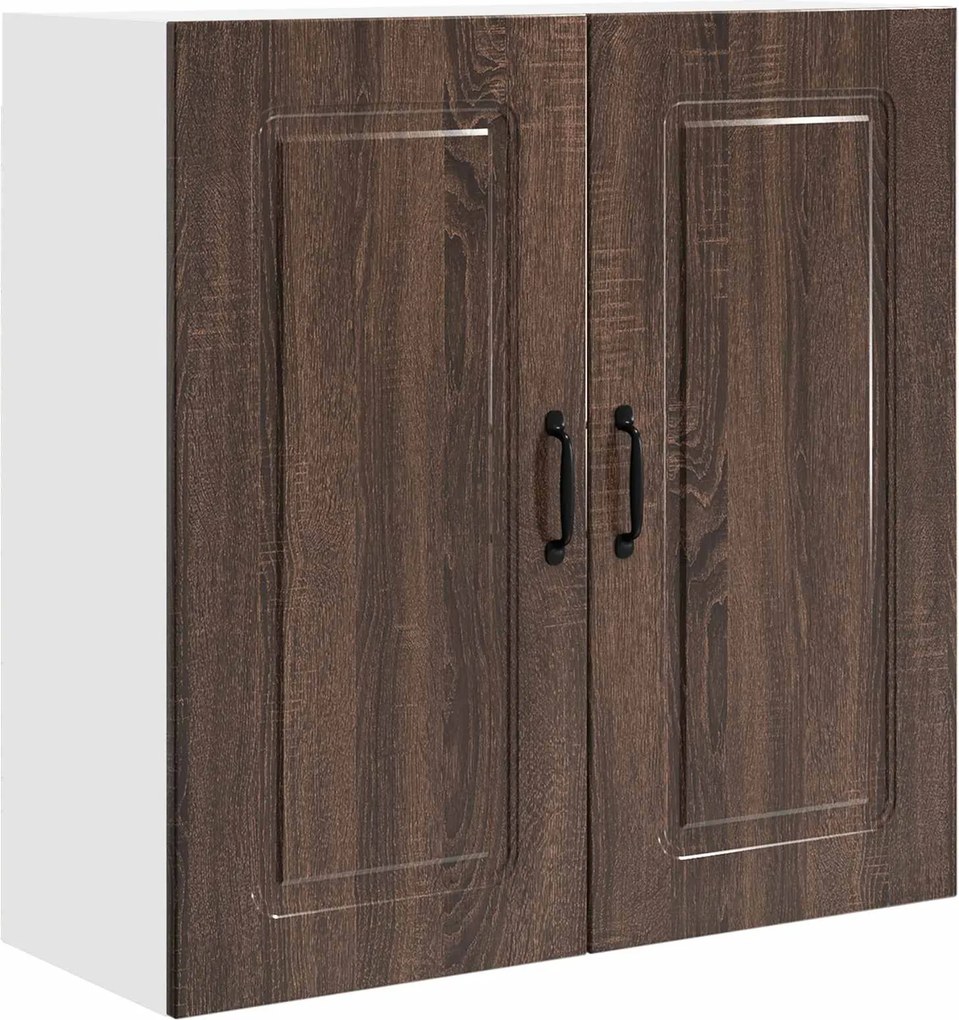 vidaXL Dulap de bucătărie Kalmar Stejar închis 80 x 31 x 80 cm