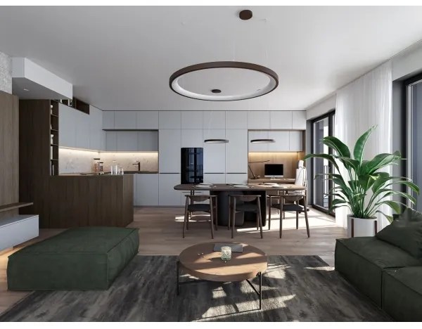 Lustră LED pe cablu BELLA LED/48W/230V 3000K/4000K negru LED2