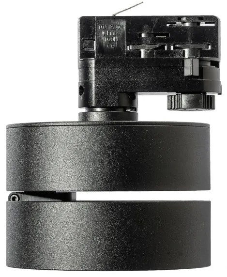 Spot LED directionabil pe sina Mona TRACK 3Line 12W 3000K negru