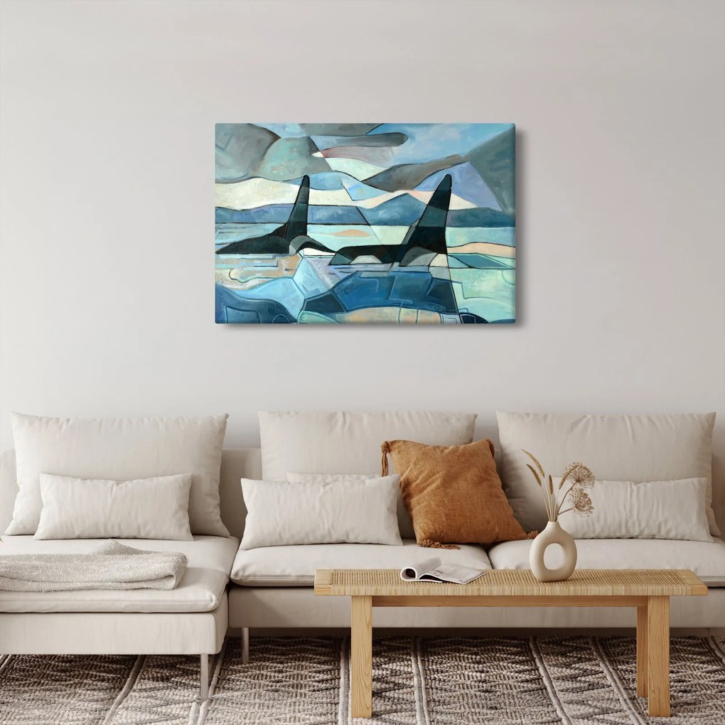 Tablou - Balene (90x60 cm)